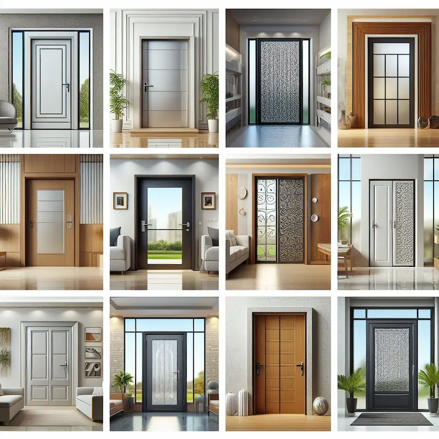 diseños de puertas y ventanas de aluminio